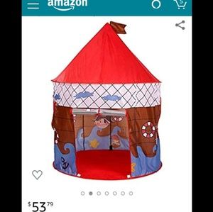 Pop up pirate play tent